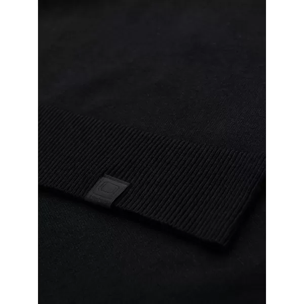  Férfi pulóver OMBRE OM-SWZS-0124 FEKETE 