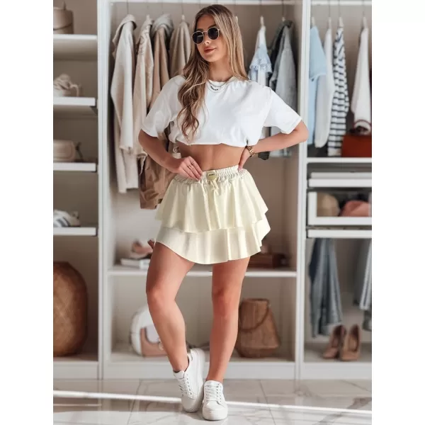  Női szoknya DSTREET FALBELA CY0493 FEHÉR 