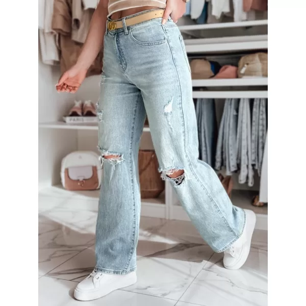  Hölgyek nadrágja DSTREET STYLLEG UY2491 KÉK 