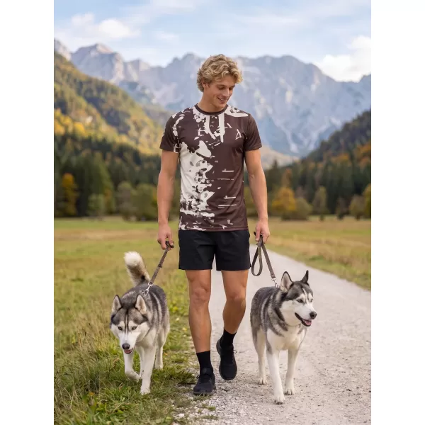  Férfi funkcionális T -piró prémium plusz ALTISPORT VOJ/ALM057TR02 BARNA 