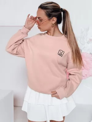 Női pulóver DSTREET SOFTSLON BY1432 RÓZSASZÍN