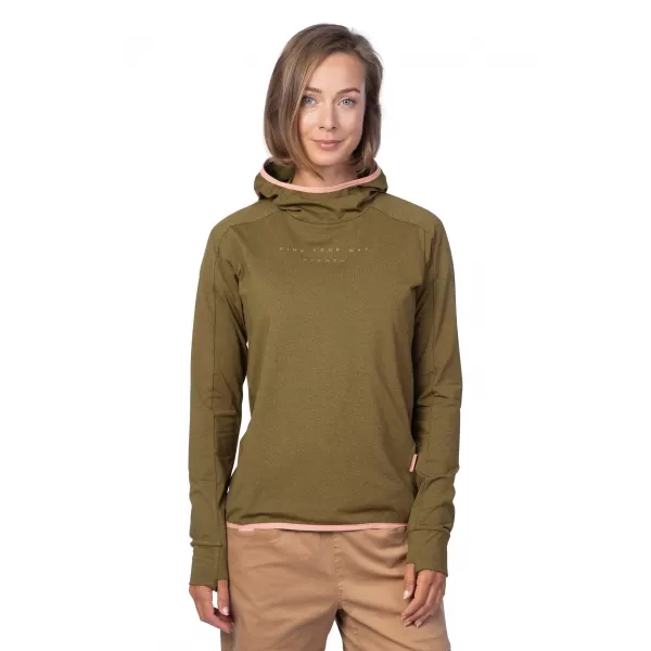  Női pulóver HANNAH NYMA HOODY BÜKKFA 