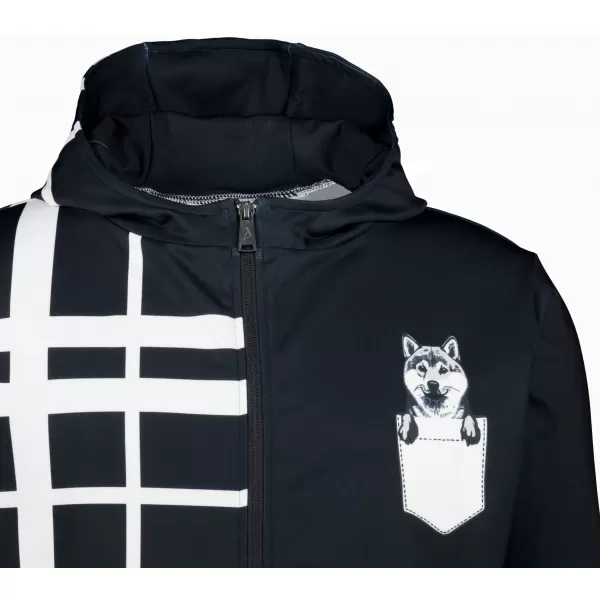  Férfi funkcionális pulóver a zip prémiumon ALTISPORT VOJ/ALM098MI02 SHIBA 