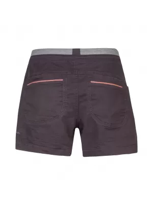 Hölgyek rövidnadrágja HANNAH MOKKA SHORTS FEKETE BAB