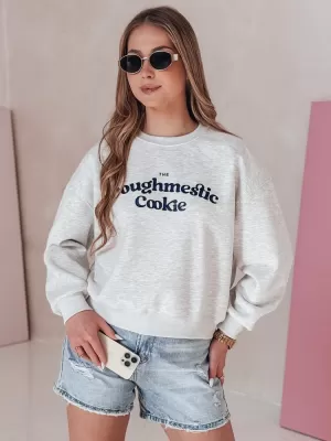 Női pulóver DSTREET COOKIES BY1444 VILÁGOSSZÜRKE