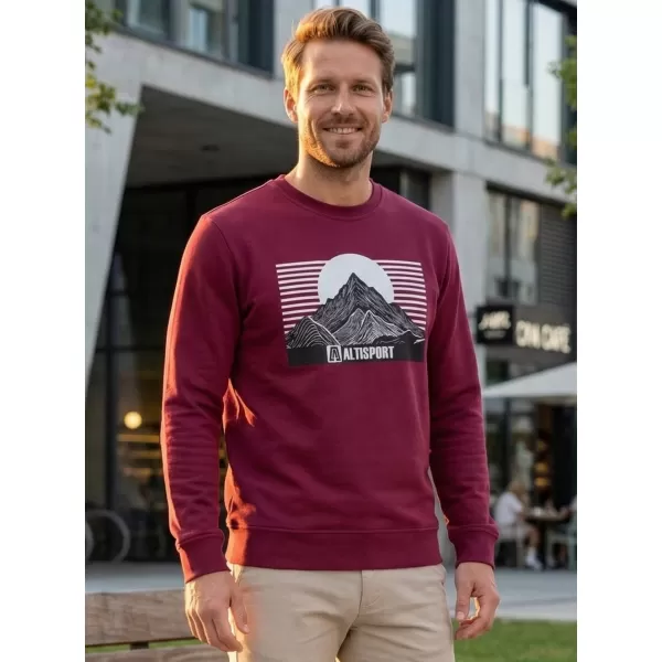  Férfi pulóver ALTISPORT ALM188406 GRÁNÁT 