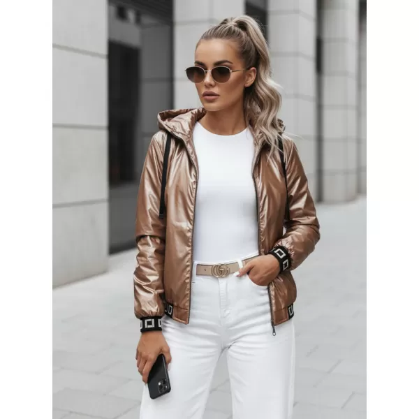  Női kabát DSTREET BOMBESS TY4913 BÉZS 