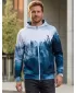 Férfi funkcionális pulóver a zip prémiumon ALTISPORT VOJ/ALM030MI02 ERDŐ/KÉK