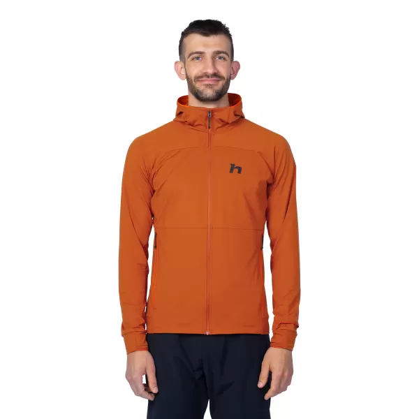  Férfi pulóver HANNAH ETHAN HOODY FAZEKASOK AGYAG MEL 