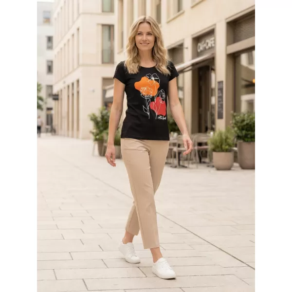  T -póló ALTISPORT ALW189122 FEKETE -ORANGE 