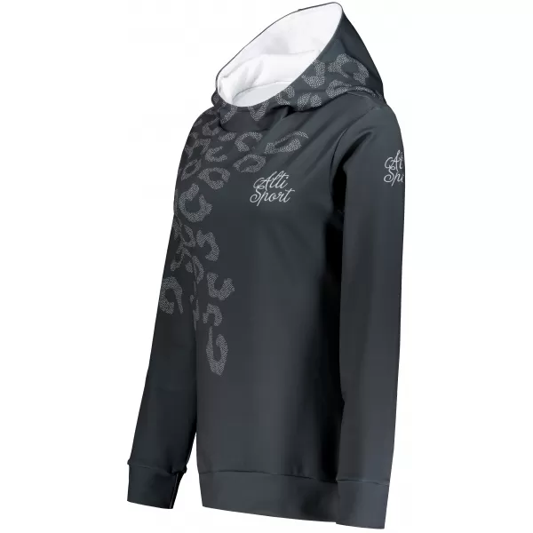  Női funkcionális pulóver prémium ALTISPORT VOJ/ALW047MI01 FEKETE 