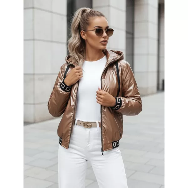  Női kabát DSTREET BOMBESS TY4913 BÉZS 