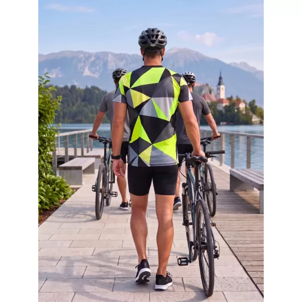  Férfi funkcionális T -piró prémium plusz ALTISPORT VOJ/ALM007TR02 FEKETE/FLUO SÁRGA 