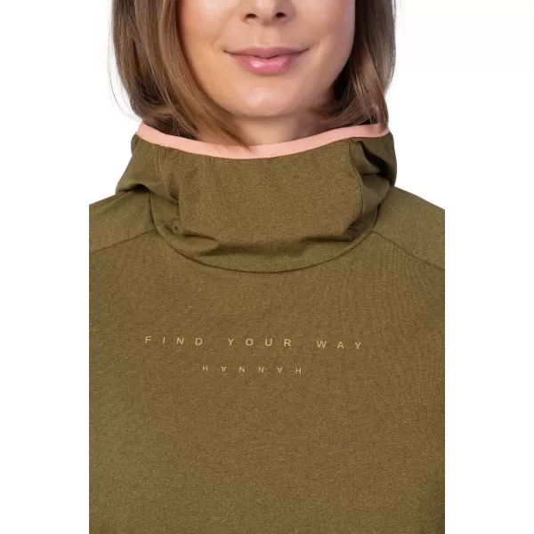  Női pulóver HANNAH NYMA HOODY BÜKKFA 