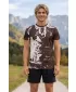 Férfi funkcionális T -piró prémium plusz ALTISPORT VOJ/ALM057TR02 BARNA