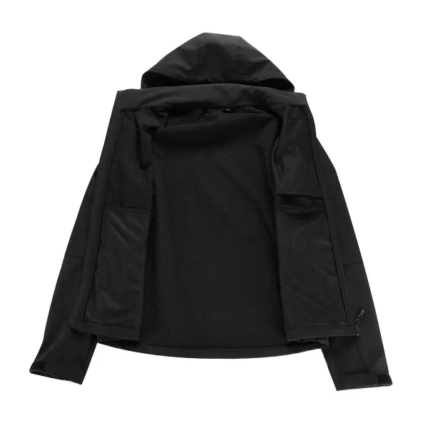  Férfi softshell dzseki ALPINE PRO HOOR MJCE623 FEKETE 