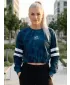 Női funkcionális kivágott pulóver prémium ALTISPORT VOJ/ALW096MI08 KEROZIN