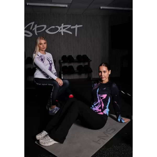  Női funkcionális T -piró hosszú ujjú prémiummal ALTISPORT VOJ/ALW074TR03 FEHÉR/LILA 