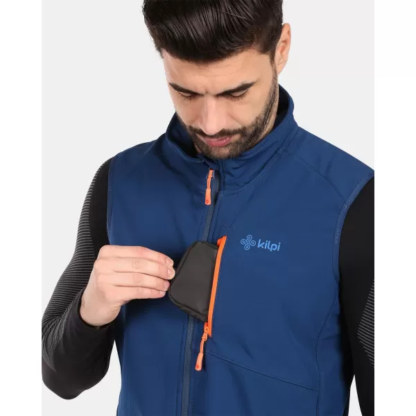  Férfi softshell mellény KILPI NOIL-M YM0114KI SÖTÉTKÉK 