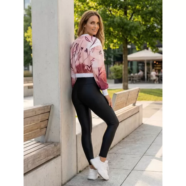  Női funkcionális kivágott pulóver prémium ALTISPORT VOJ/ALW083MI08 FEHÉR -PINK 