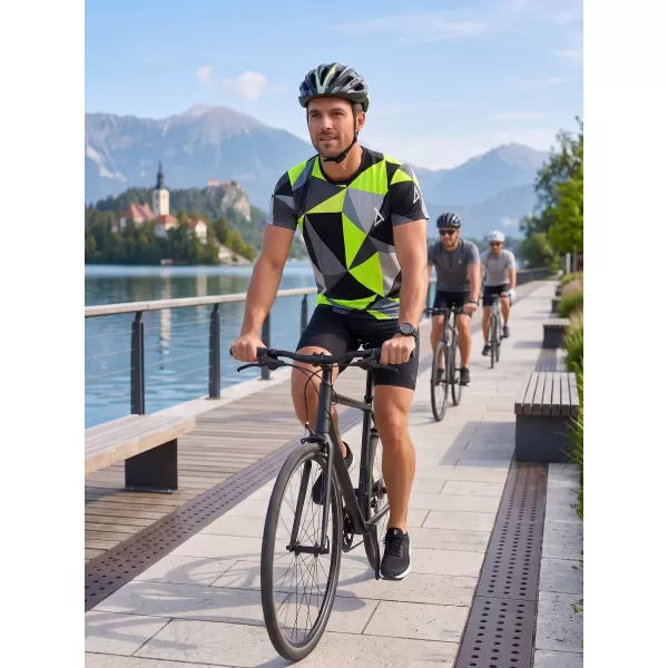  Férfi funkcionális T -piró prémium plusz ALTISPORT VOJ/ALM007TR02 FEKETE/FLUO SÁRGA 