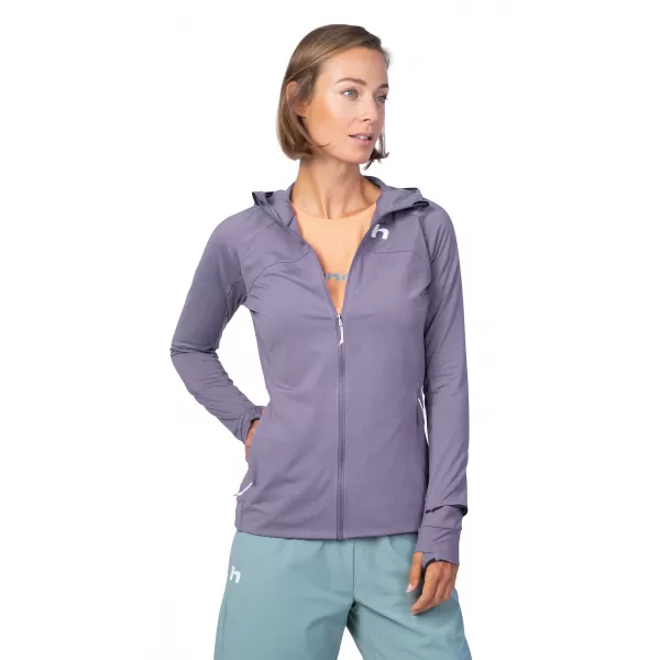  Női pulóver HANNAH ELI HOODY SZÜRKE GERINC MEL 
