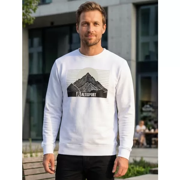  Férfi pulóver ALTISPORT ALM188406 FEHÉR 