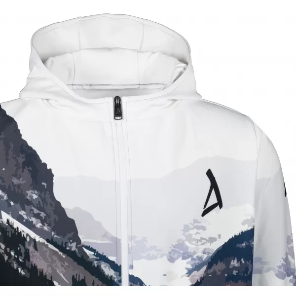  Férfi funkcionális pulóver a zip prémiumon ALTISPORT VOJ/ALM030MI02 HEGYI/ZÖLD 