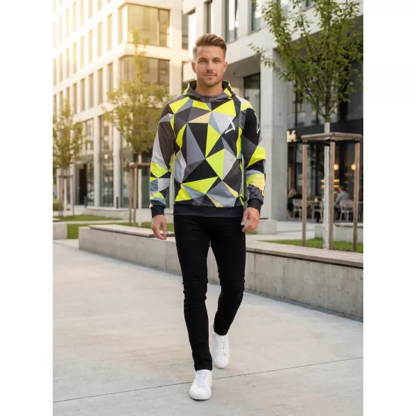  Férfi funkcionális pulóver prémium ALTISPORT VOJ/ALM007MI01 FEKETE/FLUO SÁRGA 