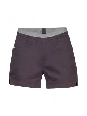 Hölgyek rövidnadrágja HANNAH MOKKA SHORTS FEKETE BAB