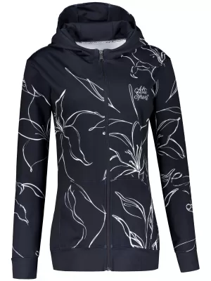 Női funkcionális pulóver a zip prémiumon ALTISPORT VOJ/ALW100MI02 FEKETE