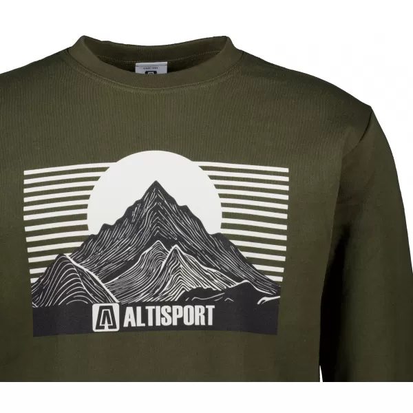  Férfi pulóver ALTISPORT ALM188406 KATONAI 