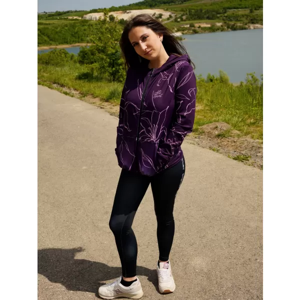  Női funkcionális pulóver a zip prémiumon ALTISPORT VOJ/ALW100MI02 FUKSZIA 