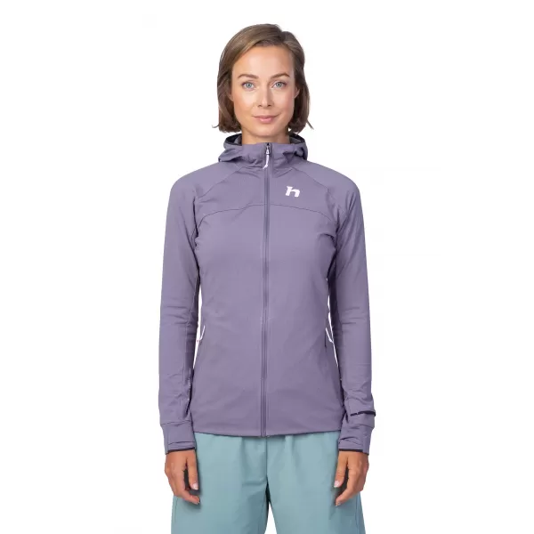  Női pulóver HANNAH ELI HOODY SZÜRKE GERINC MEL 