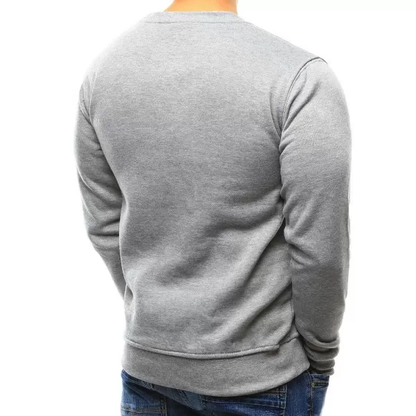  Férfi pulóver DSTREET BX3354 VILÁGOSSZÜRKE 