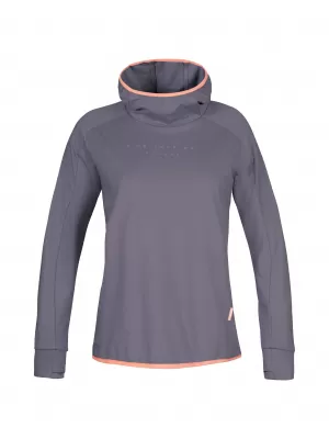 Női pulóver HANNAH NYMA HOODY SZÜRKE GERINC MEL