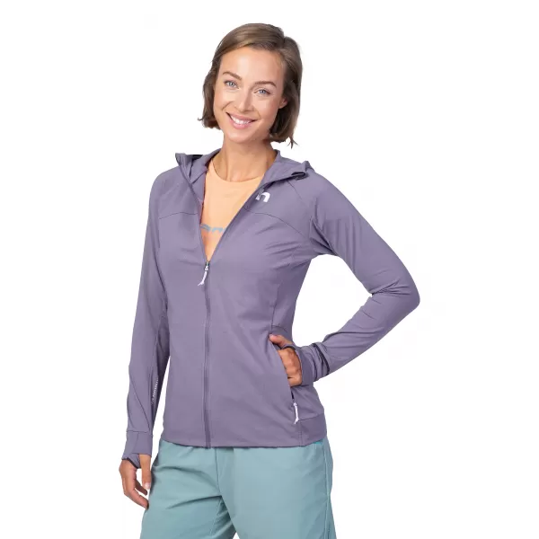  Női pulóver HANNAH ELI HOODY SZÜRKE GERINC MEL 