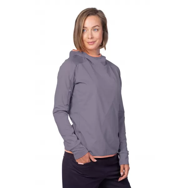  Női pulóver HANNAH NYMA HOODY SZÜRKE GERINC MEL 