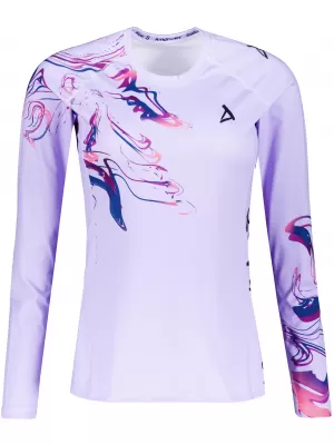 Női funkcionális T -piró hosszú ujjú prémiummal ALTISPORT VOJ/ALW064TR03 HALVÁNYLILA