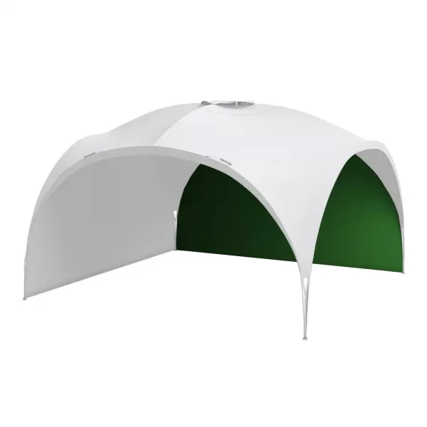  Sátor paraván HUSKY BROOF L WALL PLAIN ZÖLD 