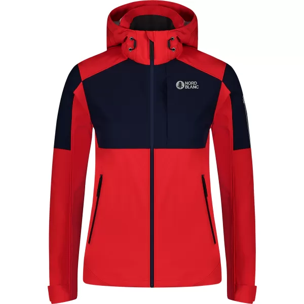  Női világos softshell kabát NORDBLANC ILLUSION NBSSL8190 PIROS 