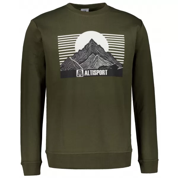  Férfi pulóver ALTISPORT ALM188406 KATONAI 