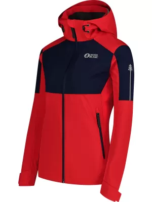 Női világos softshell kabát NORDBLANC ILLUSION NBSSL8190 PIROS