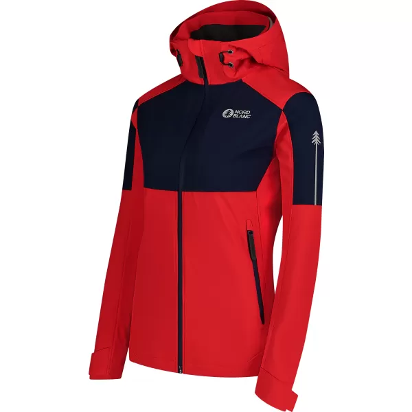  Női világos softshell kabát NORDBLANC ILLUSION NBSSL8190 PIROS 
