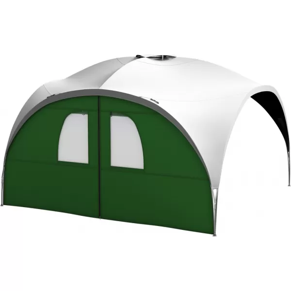  Sátorképernyő HUSKY BROOF L WALL ZIP ZÖLD 