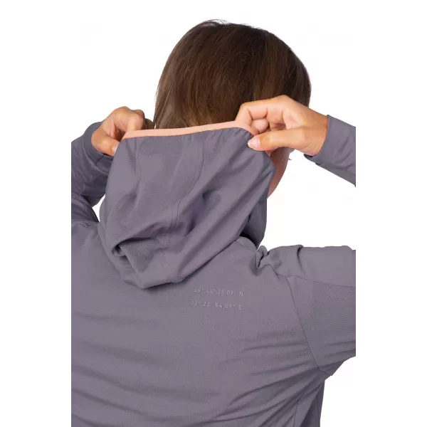  Női pulóver HANNAH NYMA HOODY SZÜRKE GERINC MEL 