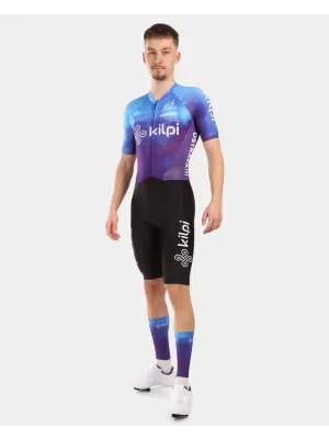 Kerékpár jumpsuit rövid ujjú KILPI AURORA-M YM0367KI KÉK
