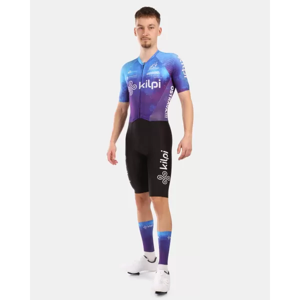  Kerékpár jumpsuit rövid ujjú KILPI AURORA-M YM0367KI KÉK 