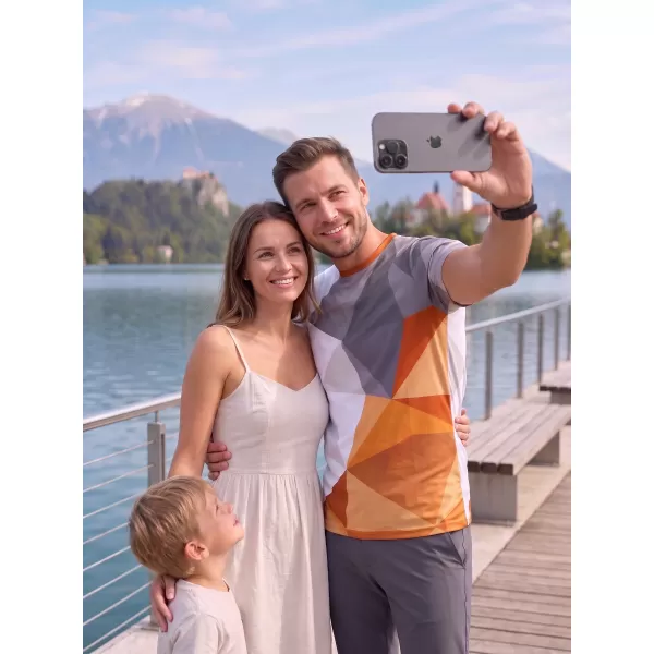  Férfi funkcionális T -piró prémium plusz ALTISPORT VOJ/ALM007TR02 NARANCSSÁRGA/SZÜRKE 
