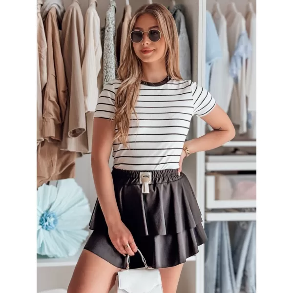  Női szoknya DSTREET FALBELA CY0494 FEKETE 